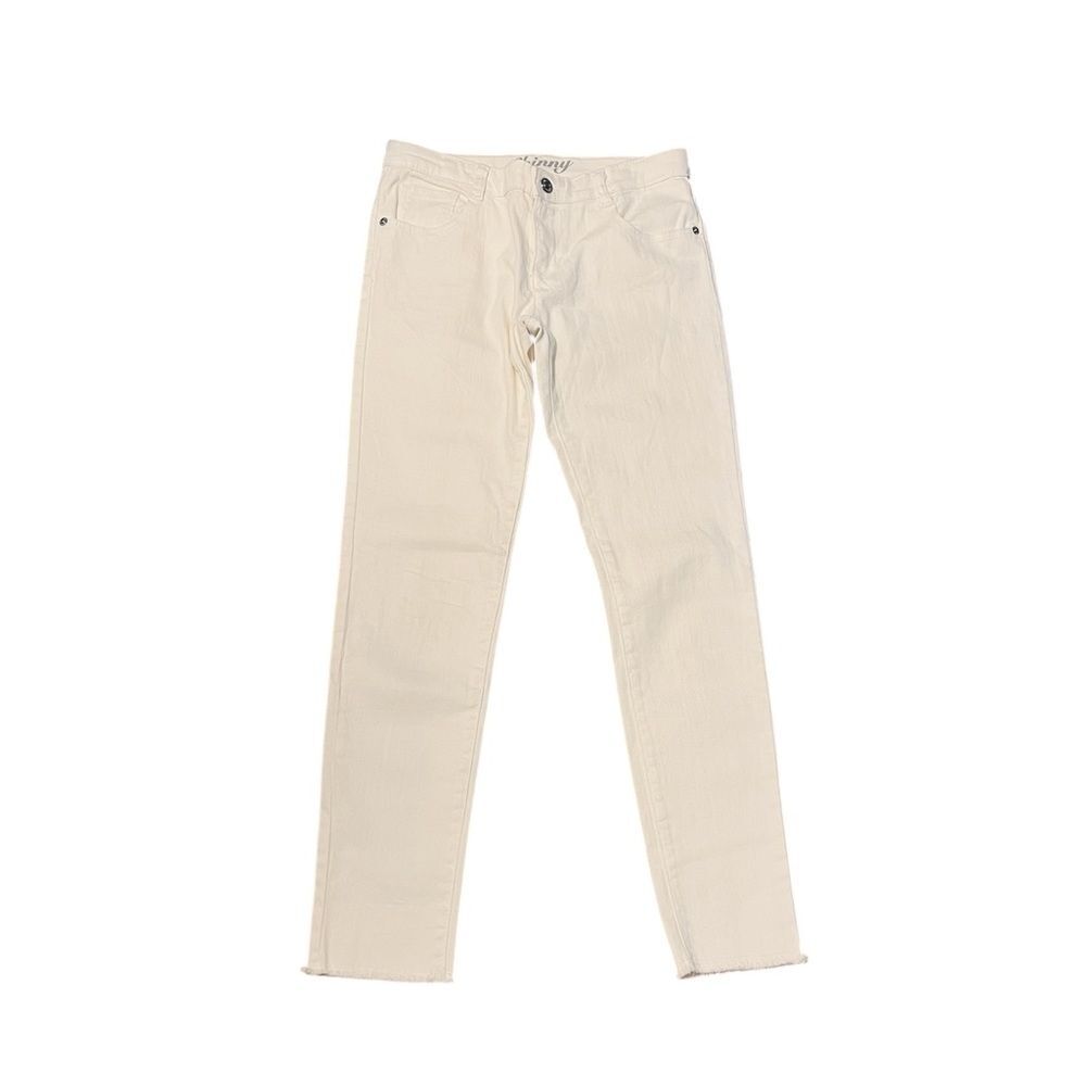NWT Crazy 8 girl white skinny denim jeans Sz 14
